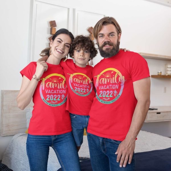 Alternative view of Personalised Family Matching Group Vacation T-Shirts