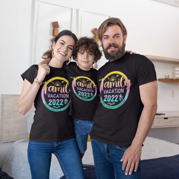 Personalised Family Matching Group Vacation T-Shirts
