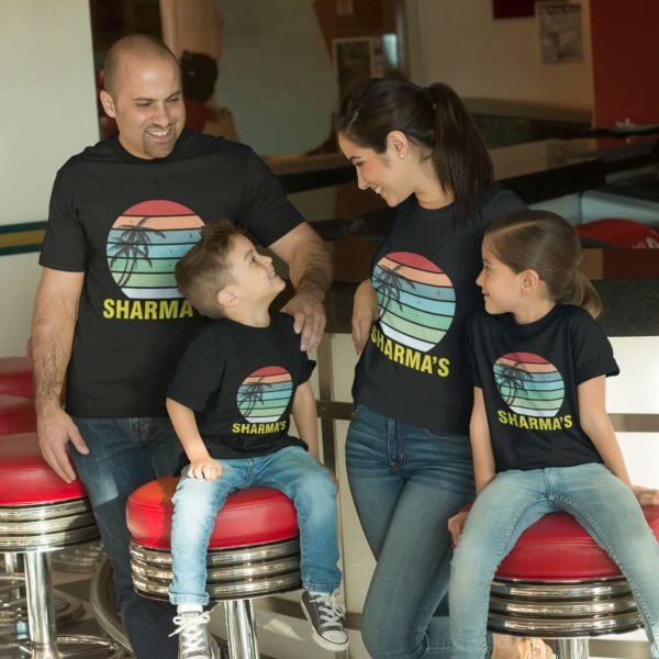 Personalised Family Matching Group Vacation T-Shirts