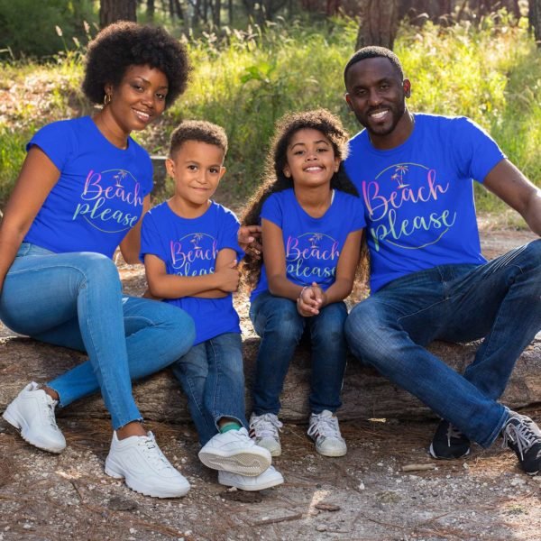 Personalised Family Matching Group Vacation T-Shirts