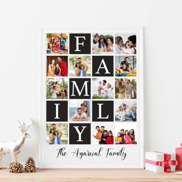 Family Collage Frames - Family Gifts - Personalised Home Decor