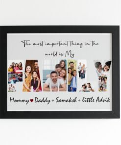 Family Collage Frames - Family Gifts - Personalised Home Decor