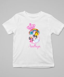 Kids Custom Birthday T-Shirts -Princess Theme T-Shirts