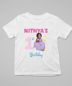 Personalized First Birthday Baby Rompers/T-Shirts