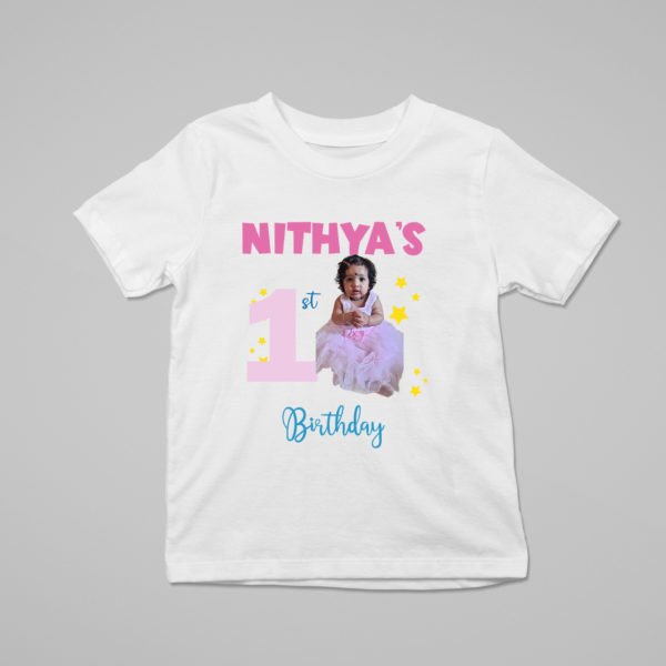 Personalized First Birthday Baby Rompers/T-Shirts