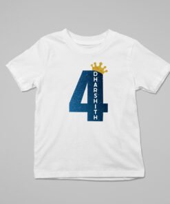 Kids Custom Birthday T-Shirts -Space Theme T-Shirts