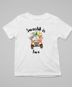 Kids Custom Birthday T-Shirts -Car Theme T-Shirts