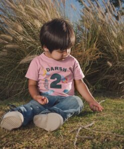 Kids Custom Birthday T-Shirts -Space Theme T-Shirts