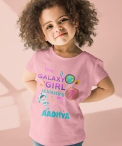 Alternative view of Kids Custom Birthday T-Shirts -Space Theme T-Shirts