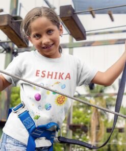 Kids Custom Birthday T-Shirts -Space Theme T-Shirts