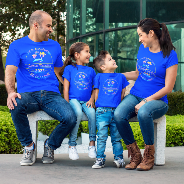 Alternative view of Personalised Family Matching Group Vacation T-Shirts