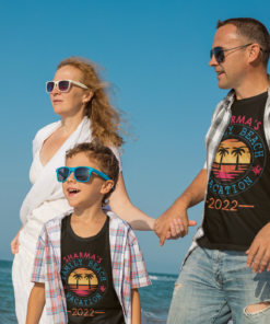 Alternative view of Personalised Family Matching Group Vacation T-Shirts