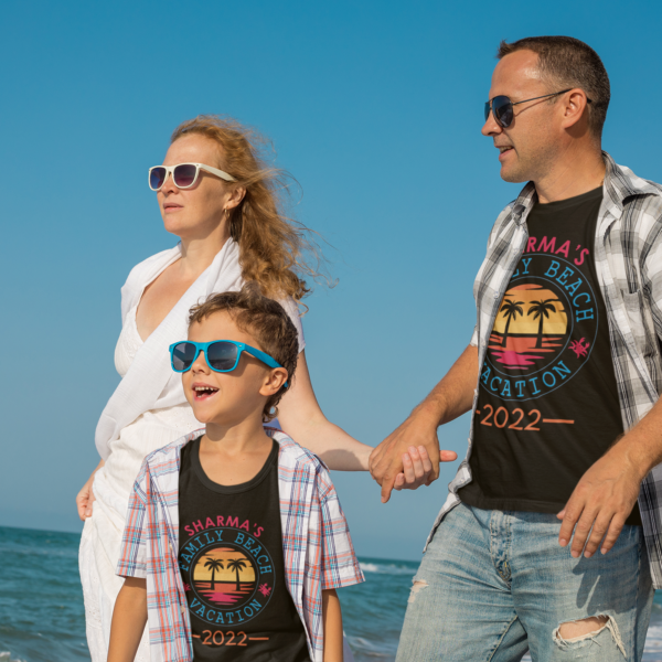 Alternative view of Personalised Family Matching Group Vacation T-Shirts