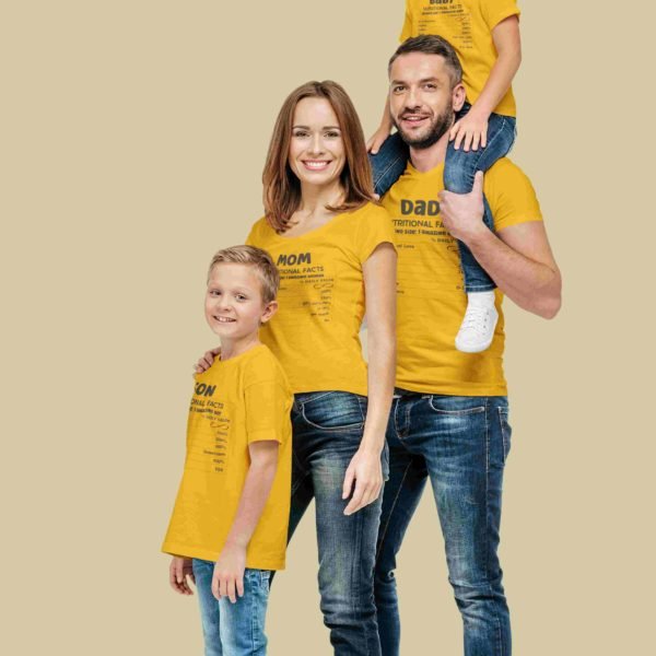 Alternative view of Personalised Family Group T-Shirts - Family Matching T-Shirts