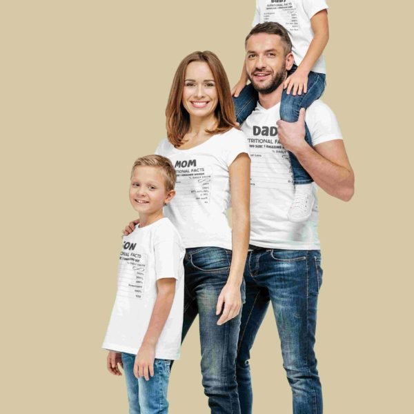 Personalised Family Group T-Shirts - Family Matching T-Shirts