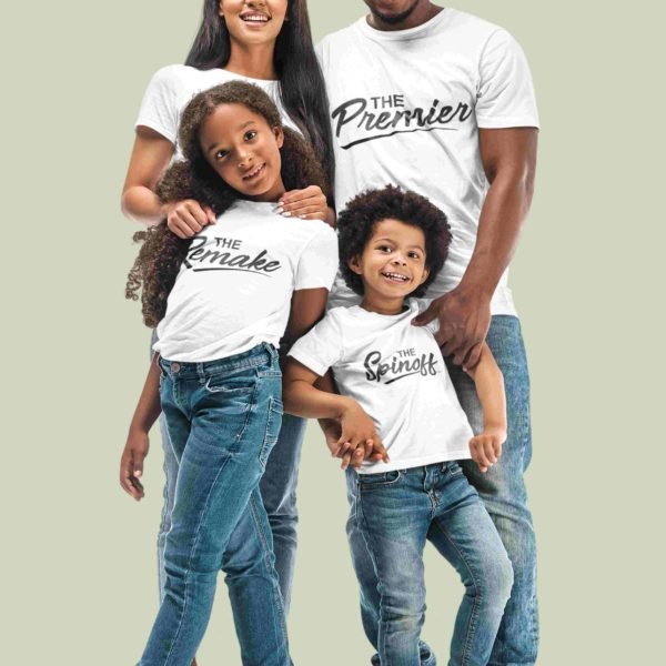 Alternative view of Personalised Family Group T-Shirts - Family Matching T-Shirts