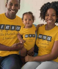 Father, Mother & Baby Family Matching T-Shirts