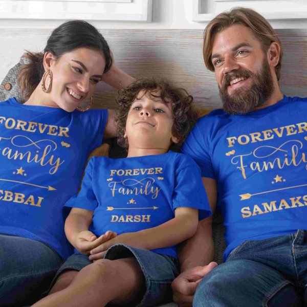 Alternative view of Personalised Family Group T-Shirts - Family Matching T-Shirts