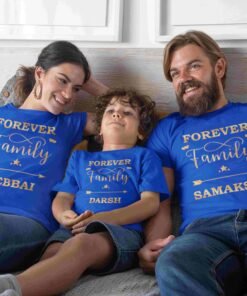 Alternative view of Personalised Family Group T-Shirts - Family Matching T-Shirts