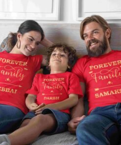 Personalised Family Group T-Shirts - Family Matching T-Shirts