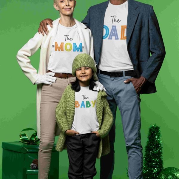 Personalised Family Group T-Shirts - Family Matching T-Shirts