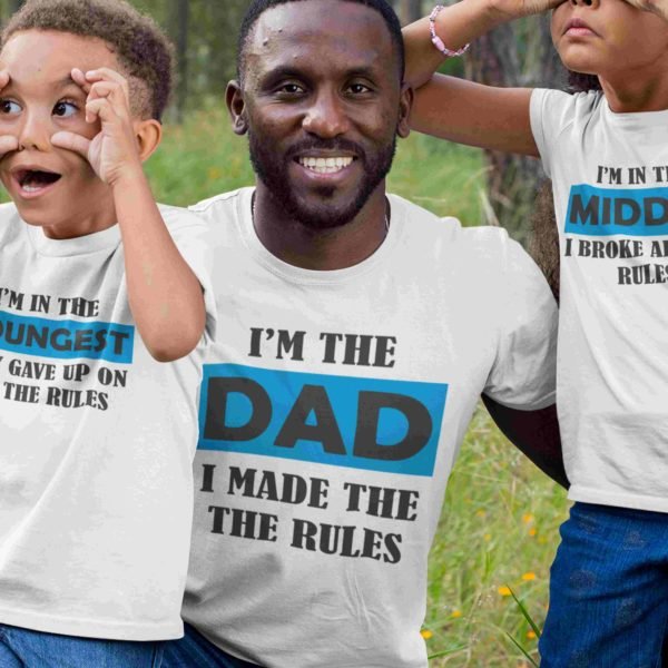 Alternative view of Personalised Family Group T-Shirts - Family Matching T-Shirts