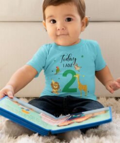 Alternative view of Personalized Jungle-Theme Birthday T-Shirt for Kids
