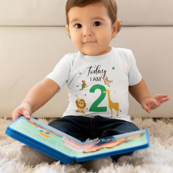 Kids Custom Birthday T-Shirts -Jungle Theme T-Shirts