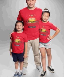 Personalised Family Group T-Shirts - Family Matching T-Shirts