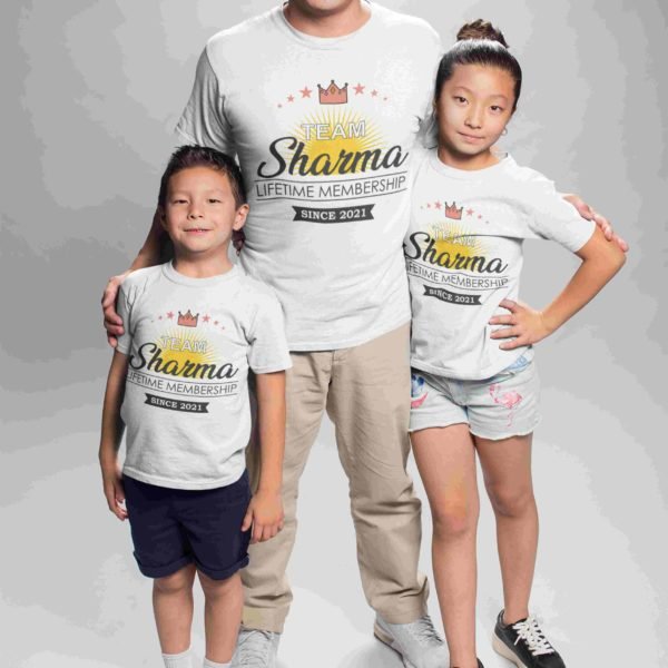 Alternative view of Personalised Family Group T-Shirts - Family Matching T-Shirts