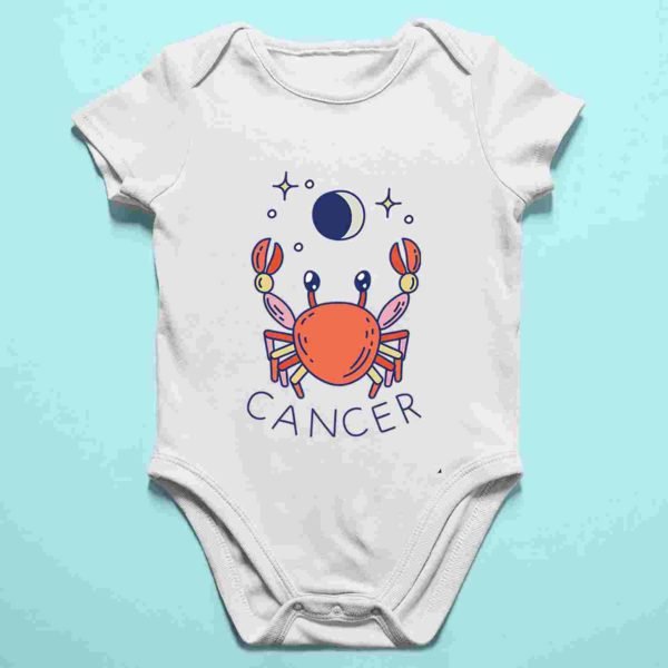 Alternative view of Personalised Baby Zodiac Sign Romper/T-Shirts