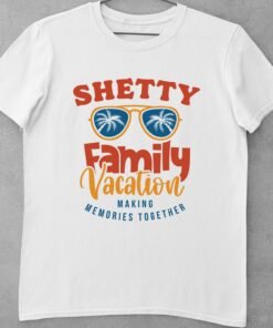 Alternative view of Personalised Family Matching Group Vacation T-Shirts
