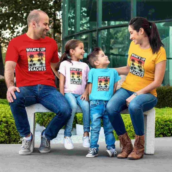 Personalised Family Matching Group Vacation T-Shirts