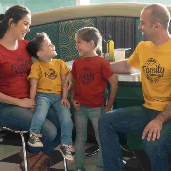 Personalised Family Matching Group Vacation T-Shirts