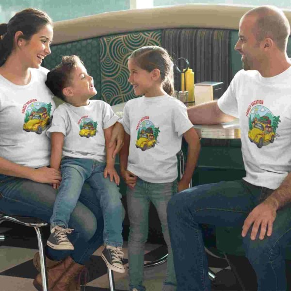 Personalised Family Matching Group Vacation T-Shirts