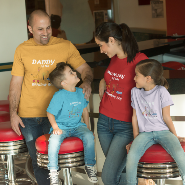 Kids Birthday Family T-Shirts - Jungle Theme