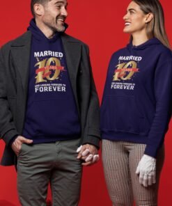 Alternative view of Personalised Couple Hoodies for Pre-Wedding Photoshoots & Anniversary