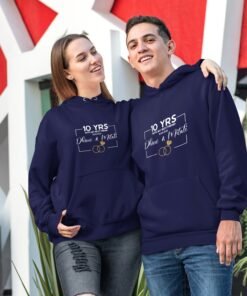 Alternative view of Personalised Couple Hoodies for Pre-Wedding Photoshoots & Anniversary