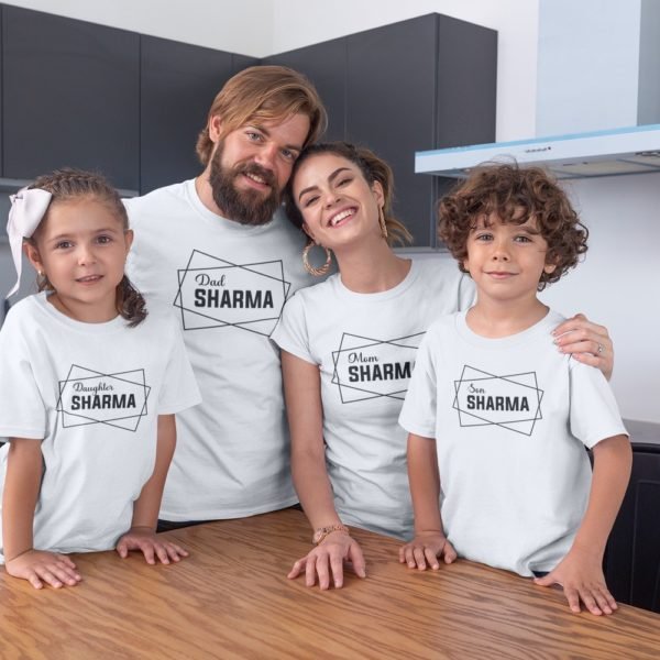 Personalised Family Group T-Shirts - Family Matching T-Shirts
