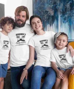 Personalised Family Matching Group Vacation T-Shirts