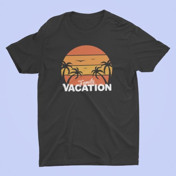 Alternative view of Personalised Family Matching Group Vacation T-Shirts