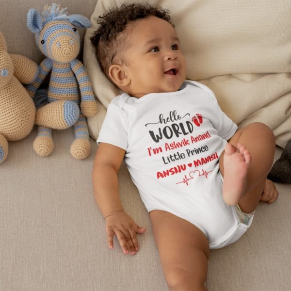 Personalized New Born Baby Rompers/T-Shirts