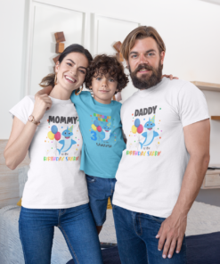 Kids Birthday Family T-Shirts - Shark Theme
