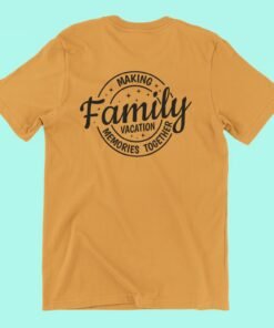 Alternative view of Personalised Family Matching Group Vacation T-Shirts