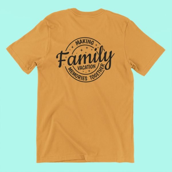 Alternative view of Personalised Family Matching Group Vacation T-Shirts