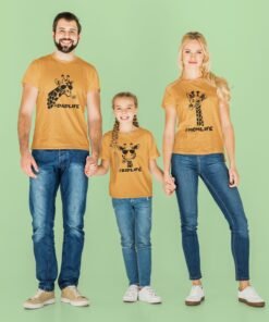 Personalised Family Group T-Shirts - Family Matching T-Shirts