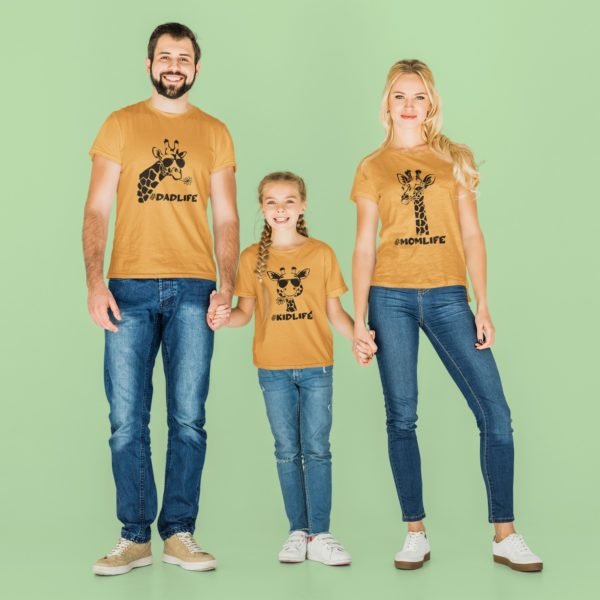 Personalised Family Group T-Shirts - Family Matching T-Shirts