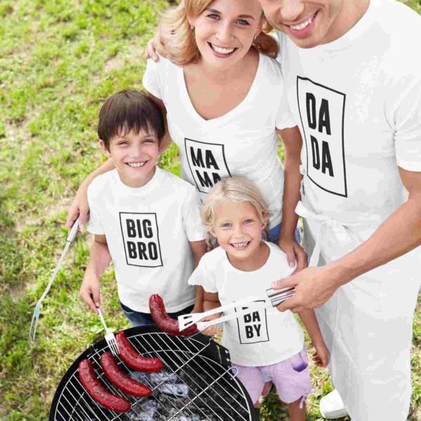 Personalised Family Group T-Shirts - Family Matching T-Shirts