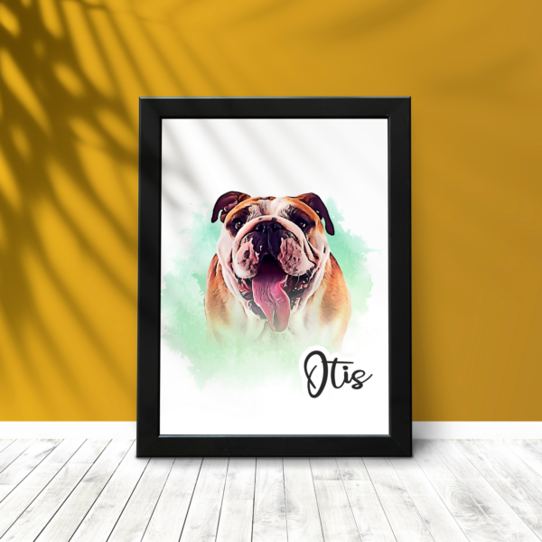 Personalised Pet Portrait Wall Frames - Gifts for Pet Lovers