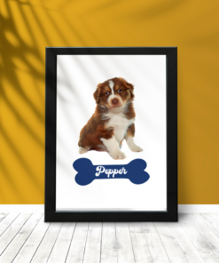 Personalised Pet Portrait Wall Frames - Gifts for Pet Lovers